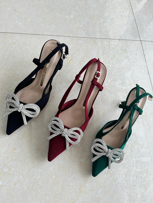 Women Sexy Bow Spring/summer Heel
